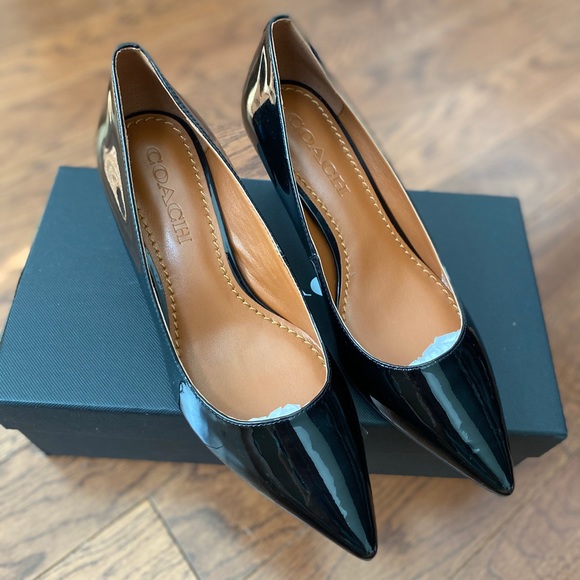 Coach Mid Heel Pump Women Shoes FG1479 - Picture 1 of 7